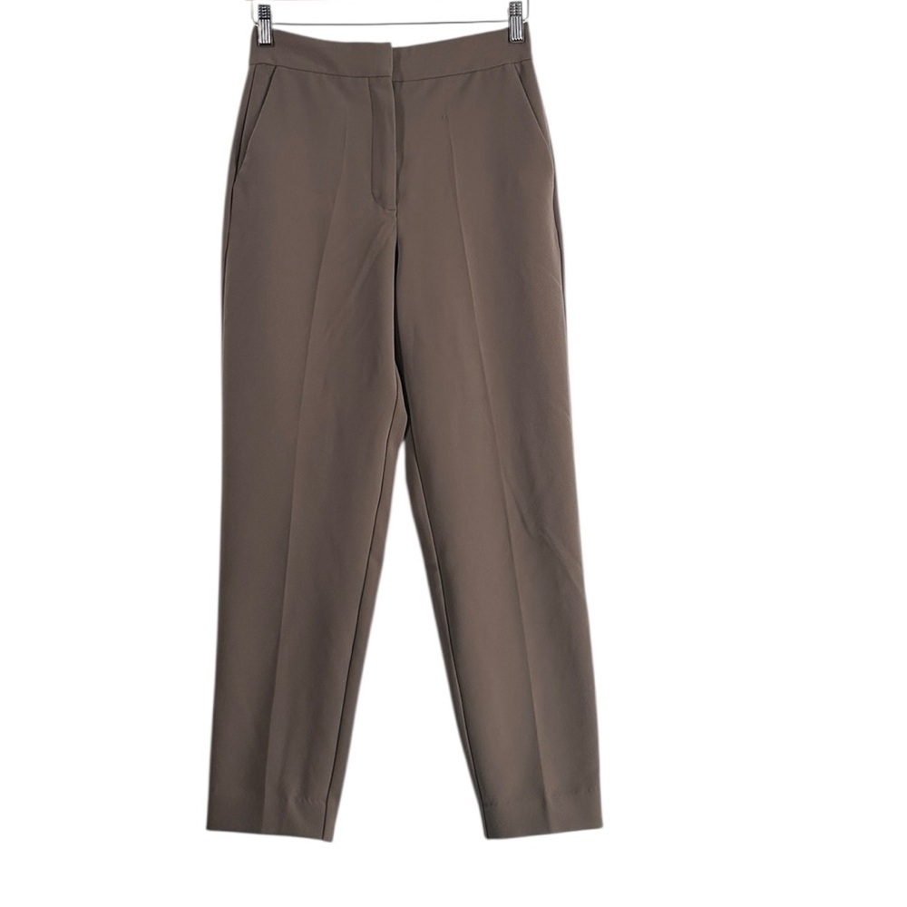 Aritzia Babaton Renzo Pants brown minimalist professional sz 4